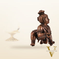 Pure copper Laddoo gopal/laddu gopal baby krishna idol