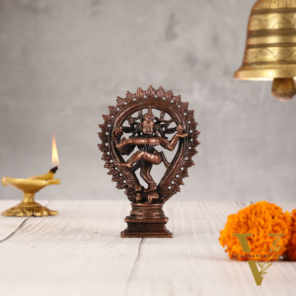 Pure Copper Nataraja idol Vigaraha - 4.5"