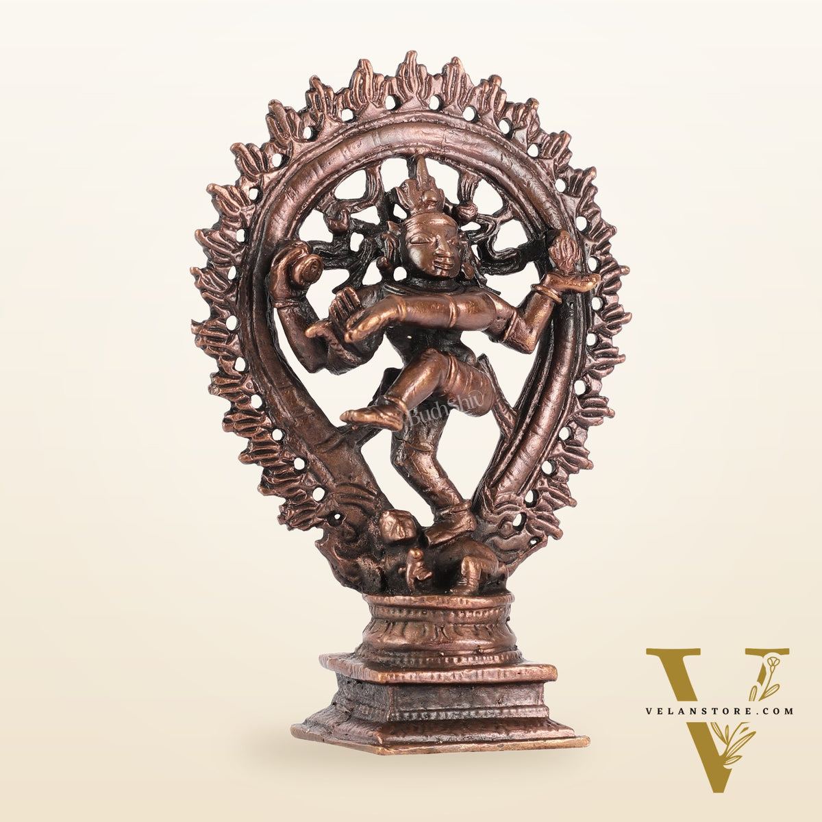 Pure Copper Nataraja idol Vigaraha - 4.5"