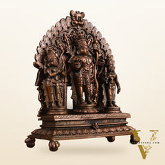 Pure Copper Ram Darbar Idol - 7 in Height