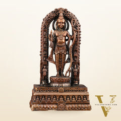 Pure Copper Ram Lalla Idol 7 inch