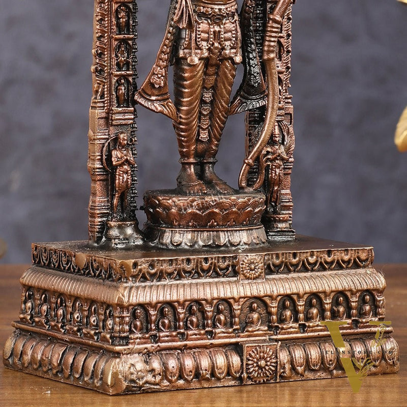 Pure Copper Ram Lalla Idol 7 inch