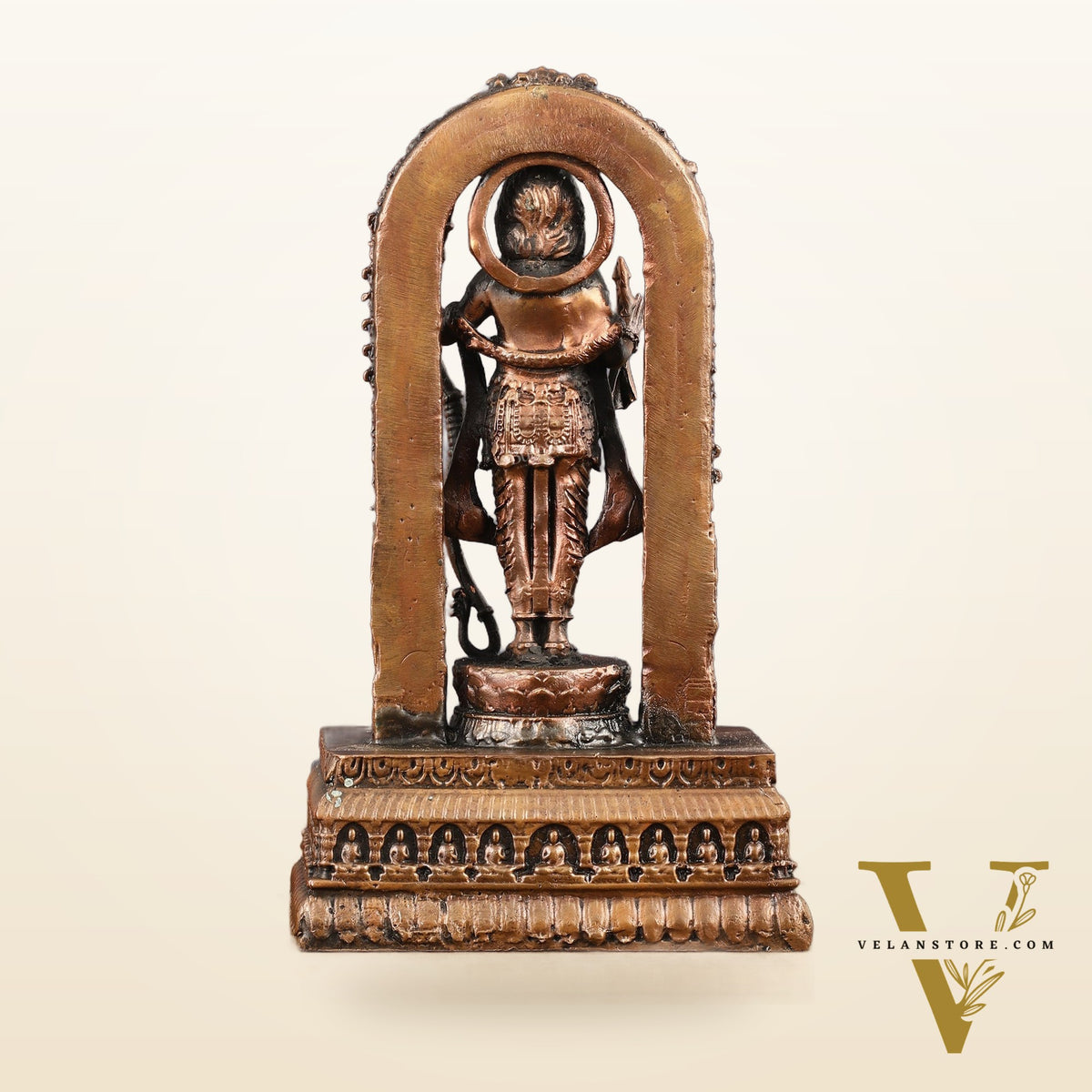 Pure Copper Ram Lalla Idol 7 inch