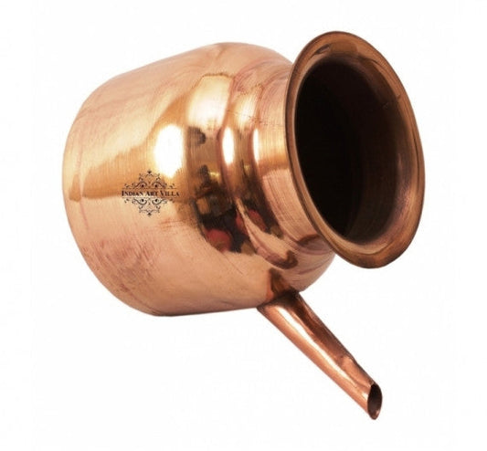 Handmade Pure Copper Plain Design Ramjhara, 1500ml