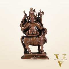 Pure Copper Shiva Parvati on Nandi Pradosh Idol | BudhShiv Brass Handicrafts