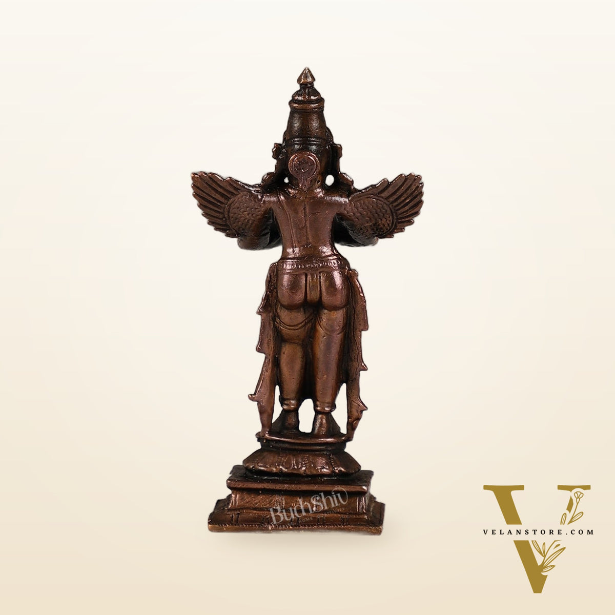 Pure Copper Standing Blessing Garuda Idol | Height 4 inch | BudhShiv B ...