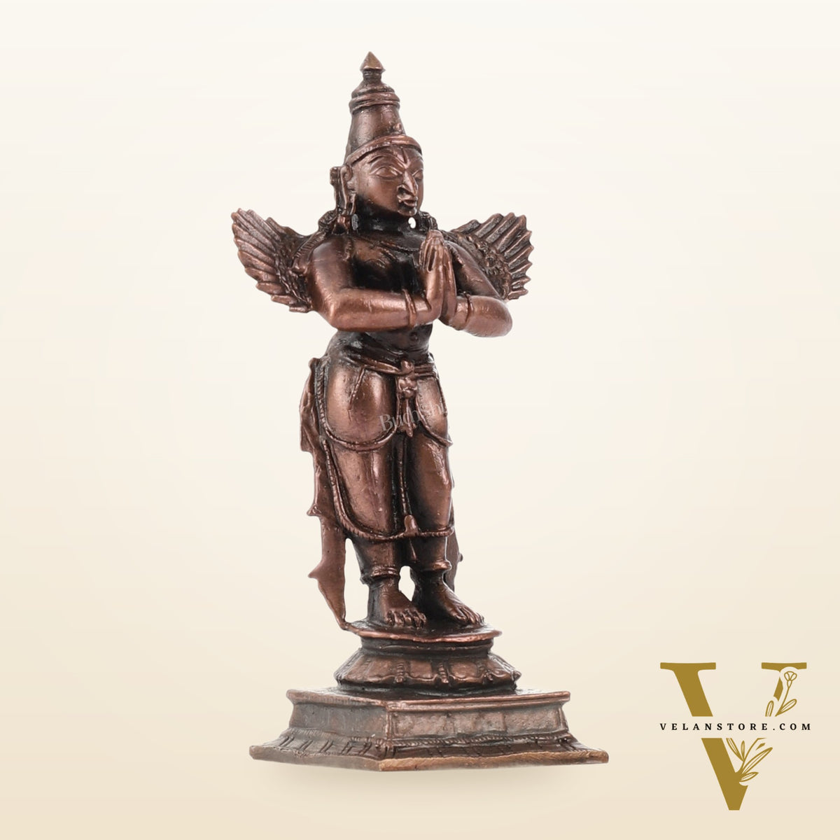 Pure Copper Standing Blessing Garuda Idol | Height 4 inch | BudhShiv B ...
