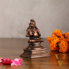 Pure Copper Swamy Nammazhwar Idol - 3 Inches