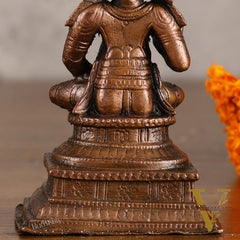 Pure Copper Swamy Nammazhwar Idol - 3 Inches