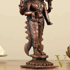 Pure Copper Tirupati Balaji Idol 7"