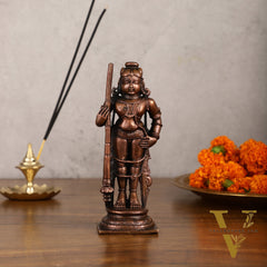 Pure Copper Udupi Krishna Idol | Height 6 inch | BudhShiv Brass Handicrafts
