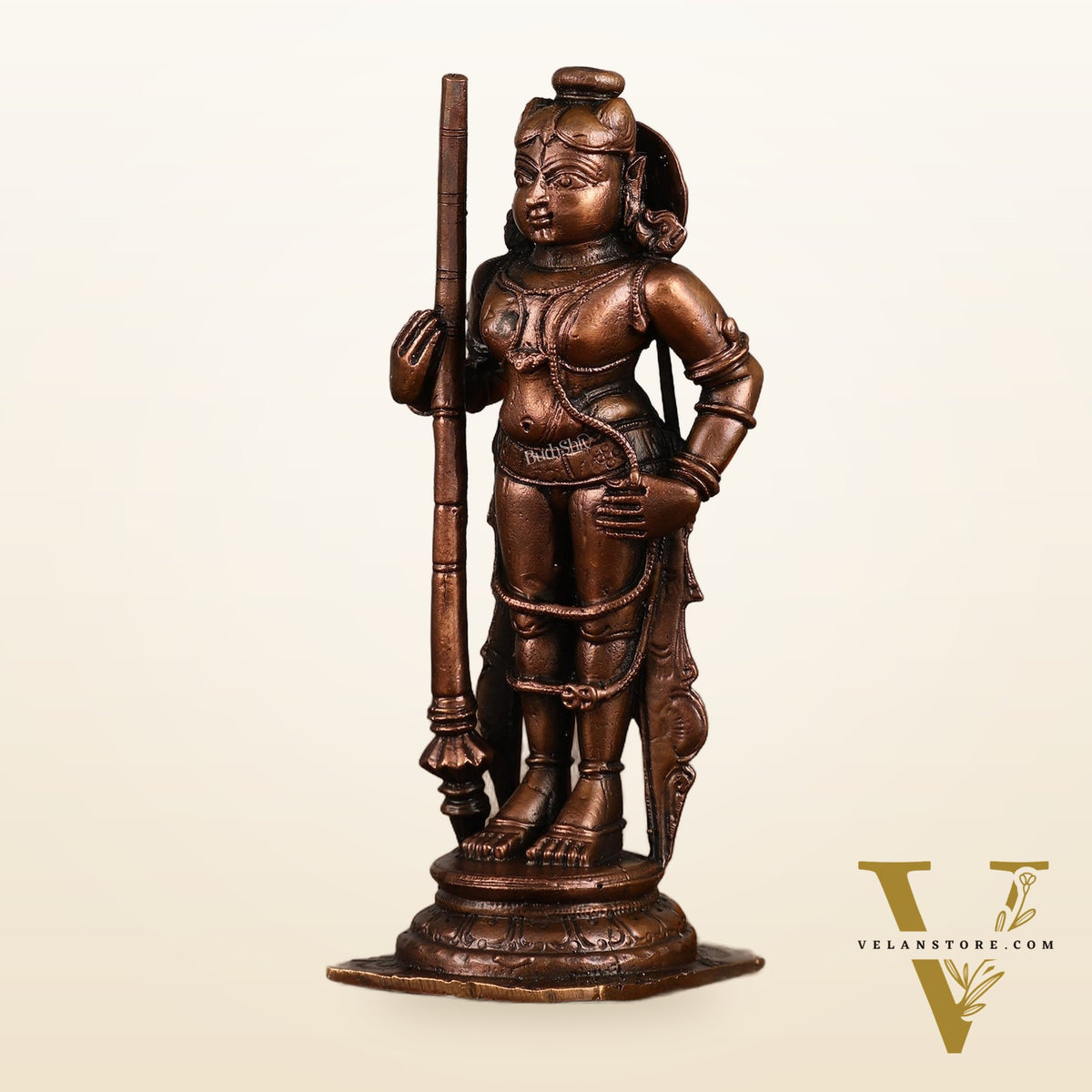 Pure Copper Udupi Krishna Idol | Height 6 inch | BudhShiv Brass Handicrafts