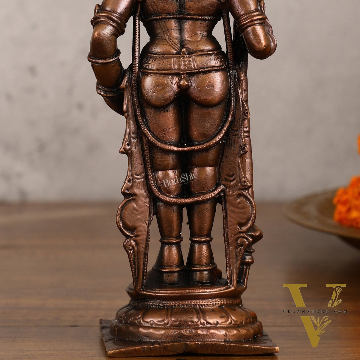 Pure Copper Udupi Krishna Idol | Height 6 inch | BudhShiv Brass Handicrafts