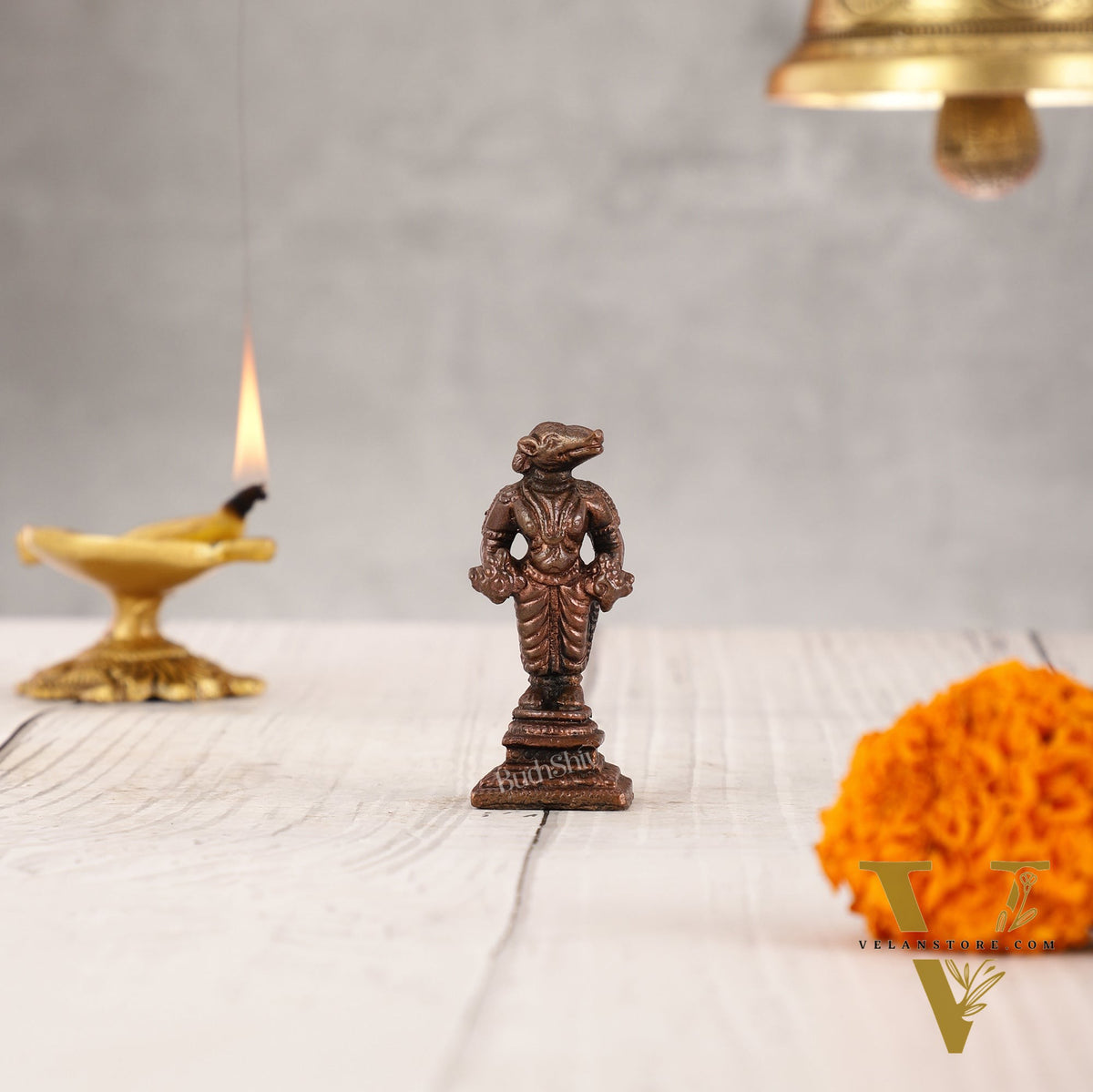 Pure Copper Varaha Swamy Idol - 2"