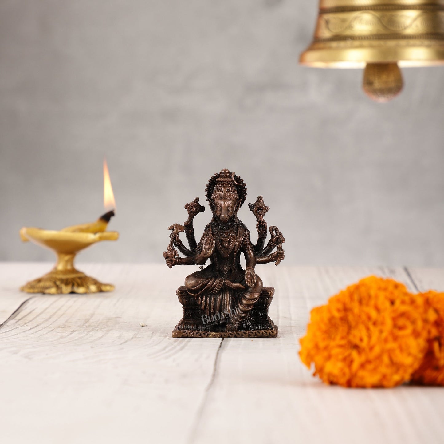 Pure Copper Varahi Amman Idol - 3"