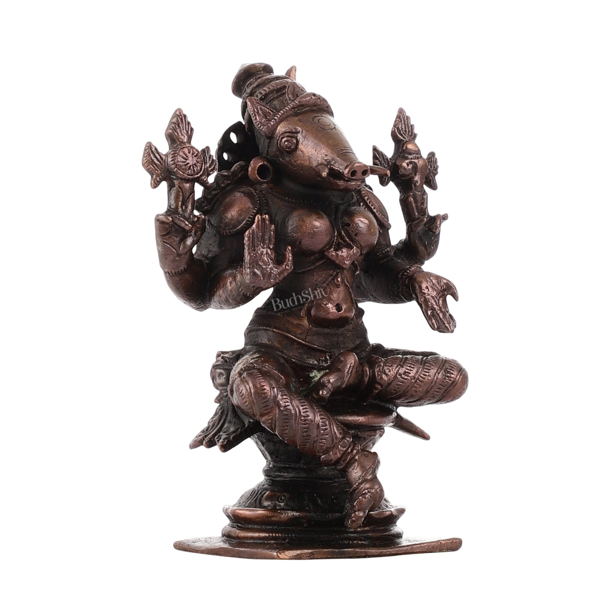 Pure Copper Varahi Amman Idol | Height 3.5 inch |