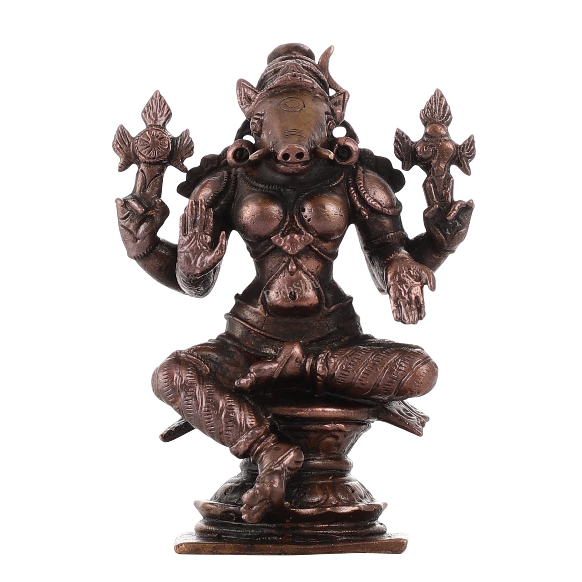 Pure Copper Varahi Amman Idol | Height 3.5 inch |