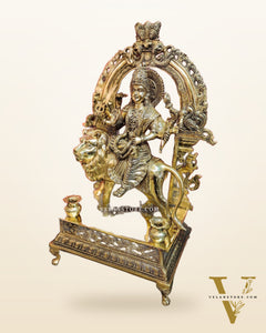 Pure Superfine Brass Handcrafted Goddess Durga Statue 26 inch