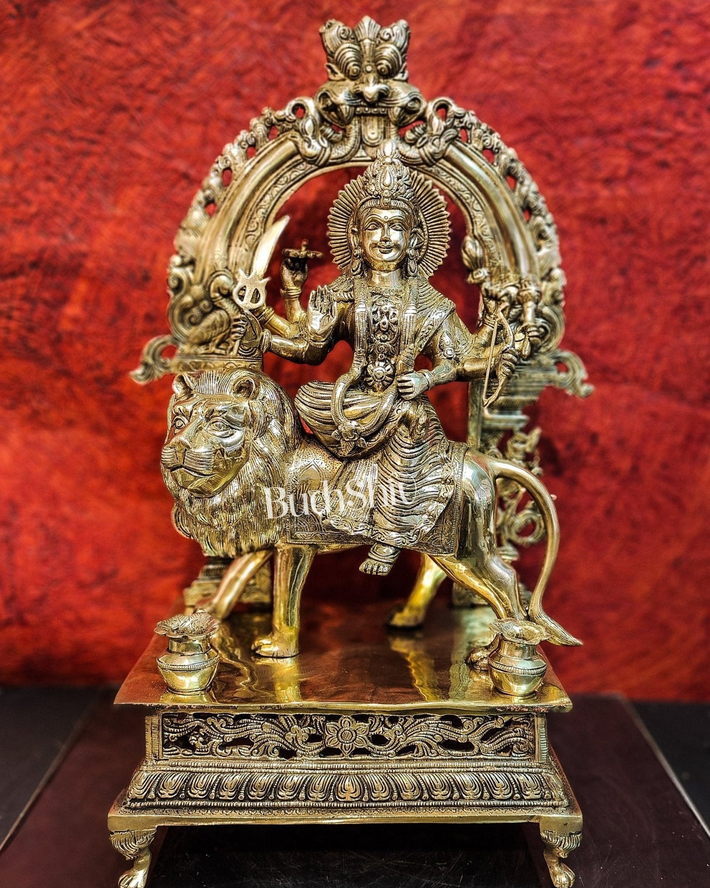 Pure Superfine Brass Handcrafted Goddess Durga Statue 26 inch