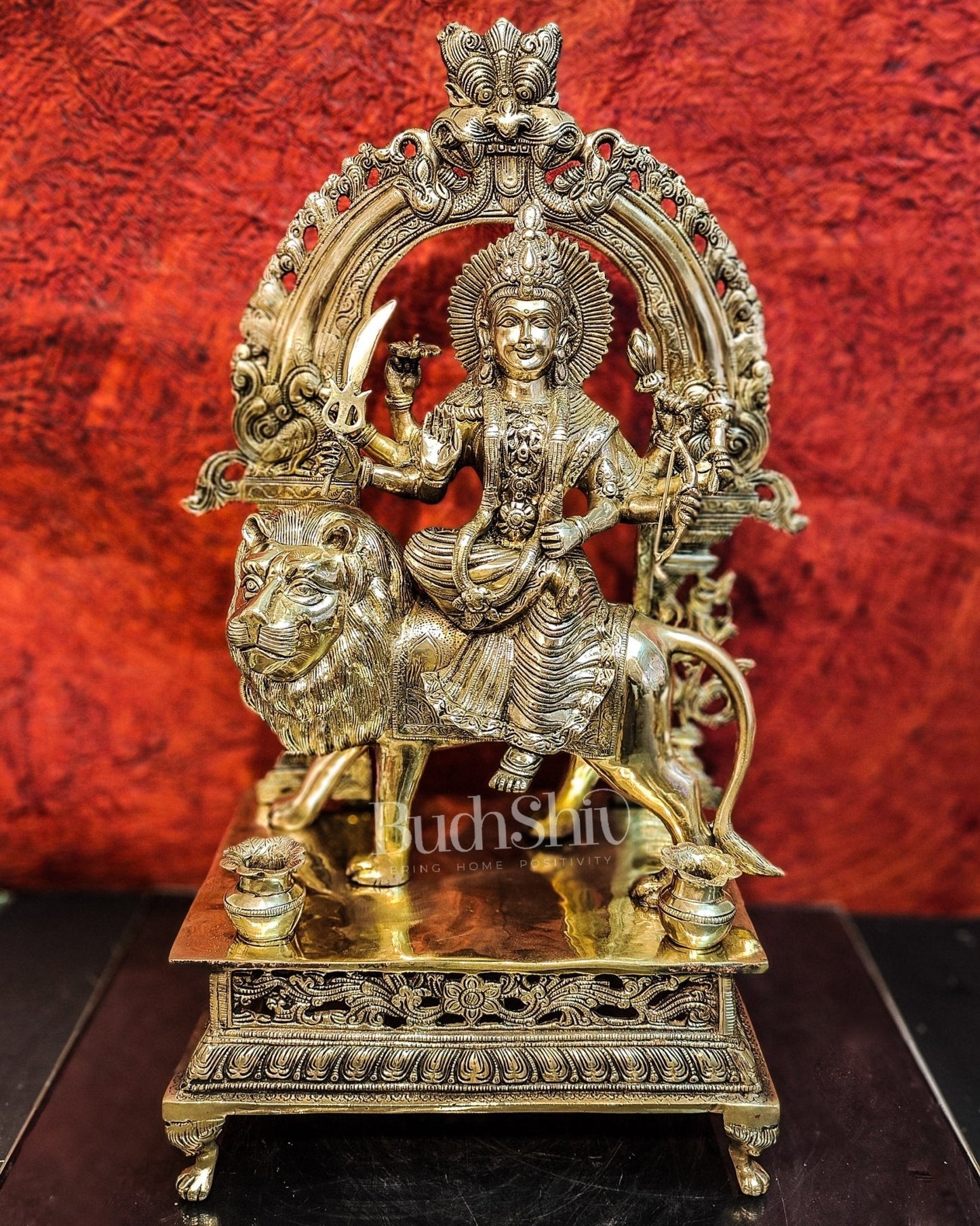 Pure Superfine Brass Handcrafted Goddess Durga Statue 26 inch