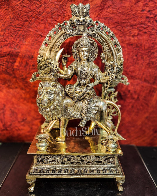 Pure Superfine Brass Handcrafted Goddess Durga Statue 26 inch