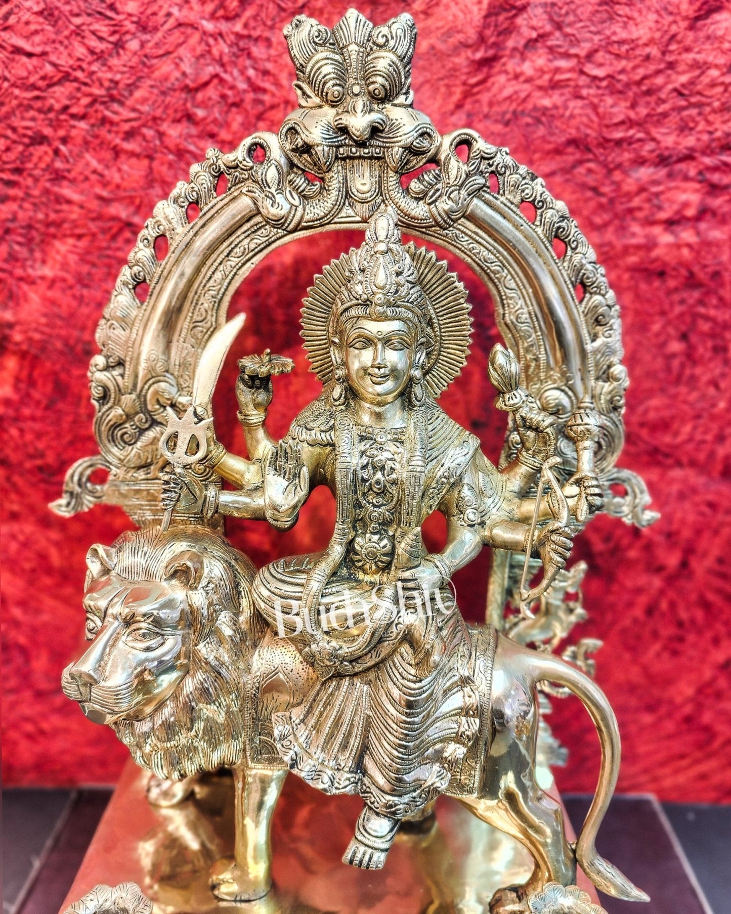 Pure Superfine Brass Handcrafted Goddess Durga Statue 26 inch