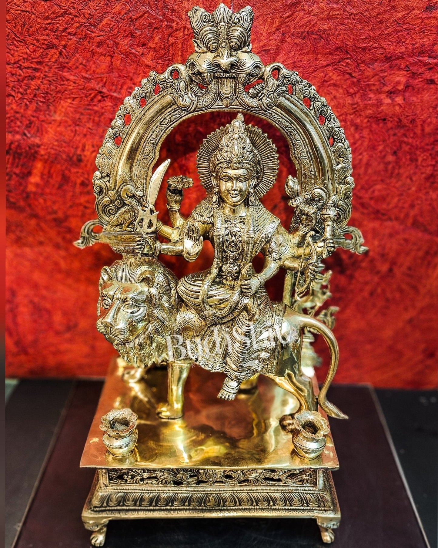 Pure Superfine Brass Handcrafted Goddess Durga Statue 26 inch