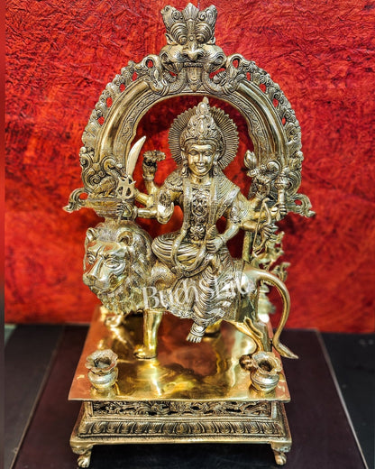 Pure Superfine Brass Handcrafted Goddess Durga Statue 26 inch