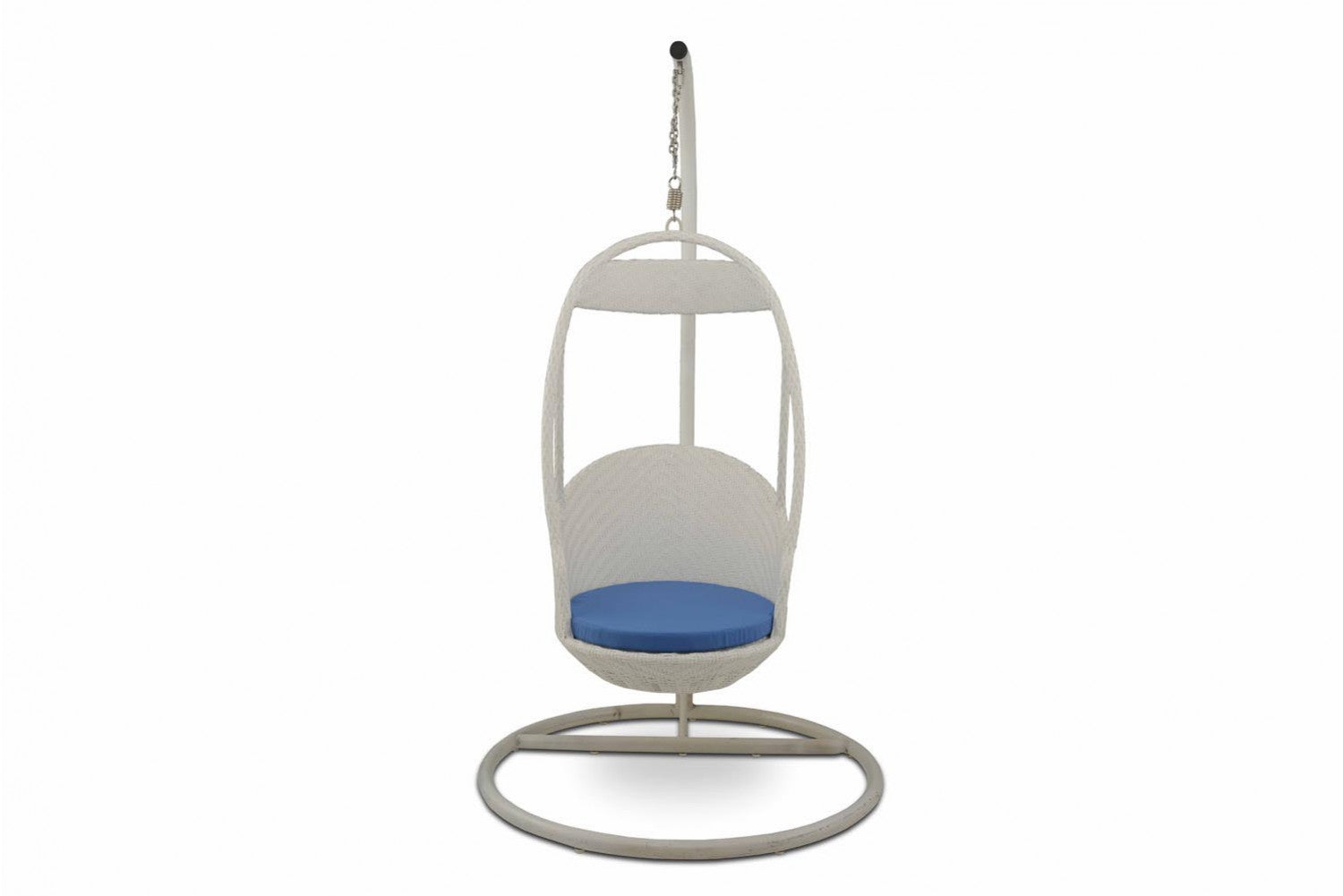 Palazzo Single Seater Hanging Swing With Stand For Balcony , Garden Swing (Dark Brown)