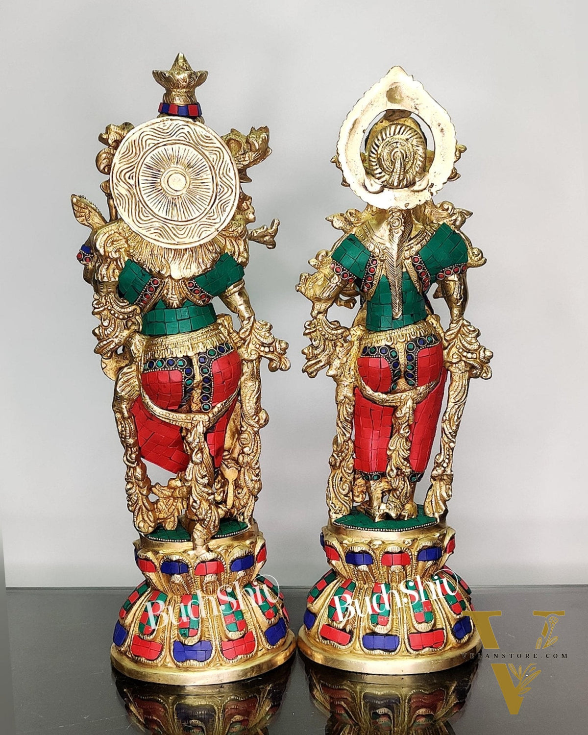 Radha Krishna Brass idols 18 inch