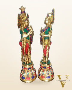Radha Krishna Brass idols 18 inch