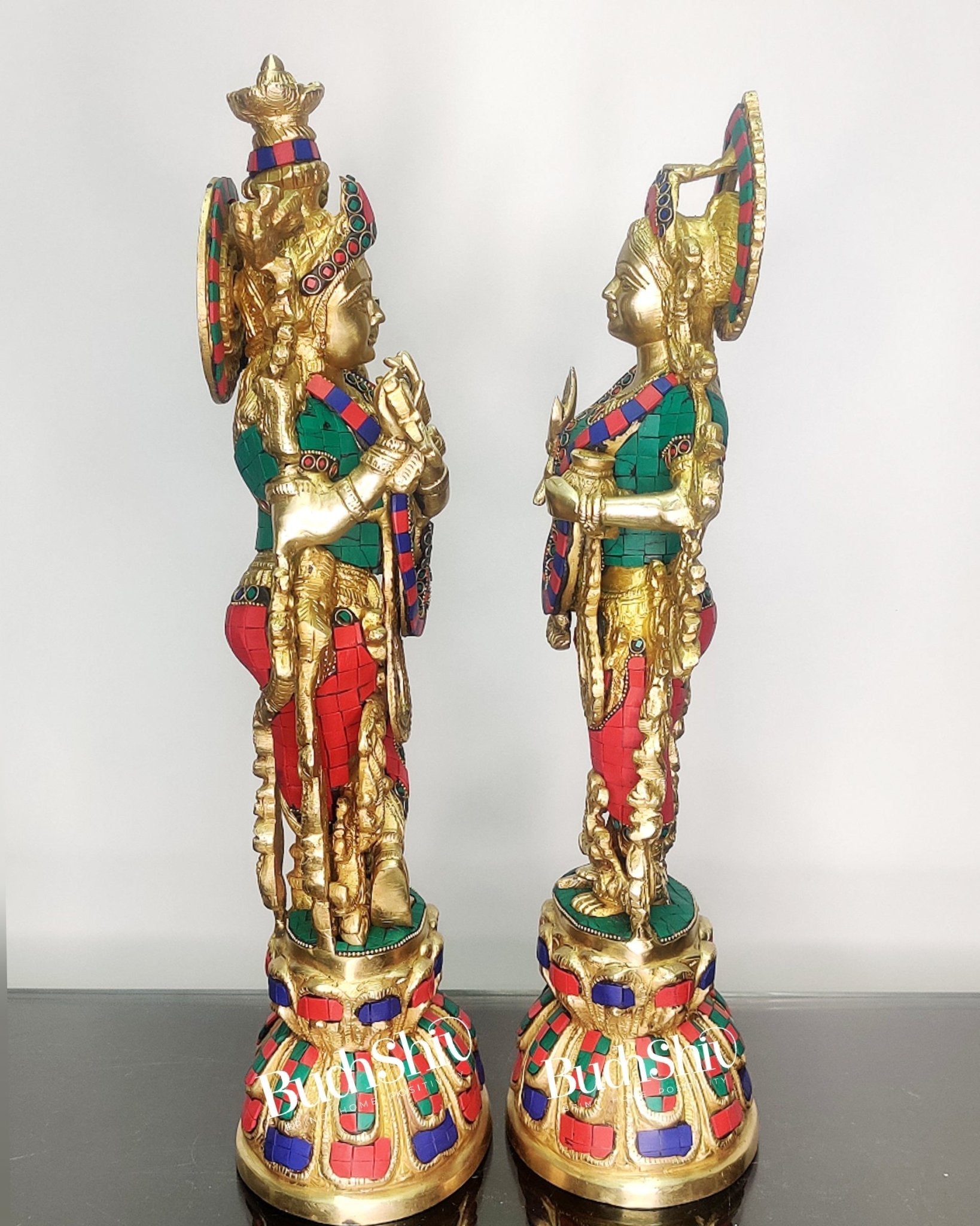 Radha Krishna Brass idols 18 inch