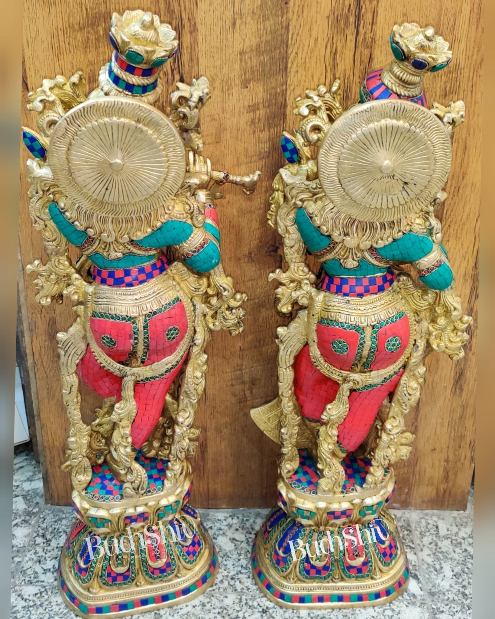 Radha krishna Brass idols 29 inch