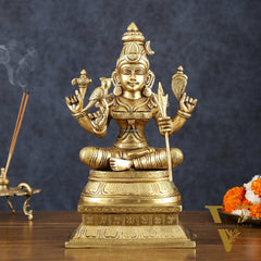 Rajarajeshwari Lalita Devi, Kamakshi, Brass idol 12"