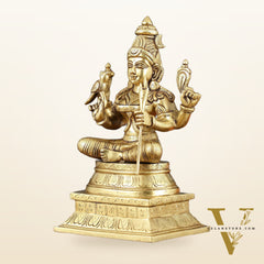 Rajarajeshwari Lalita Devi, Kamakshi, Brass idol 12"