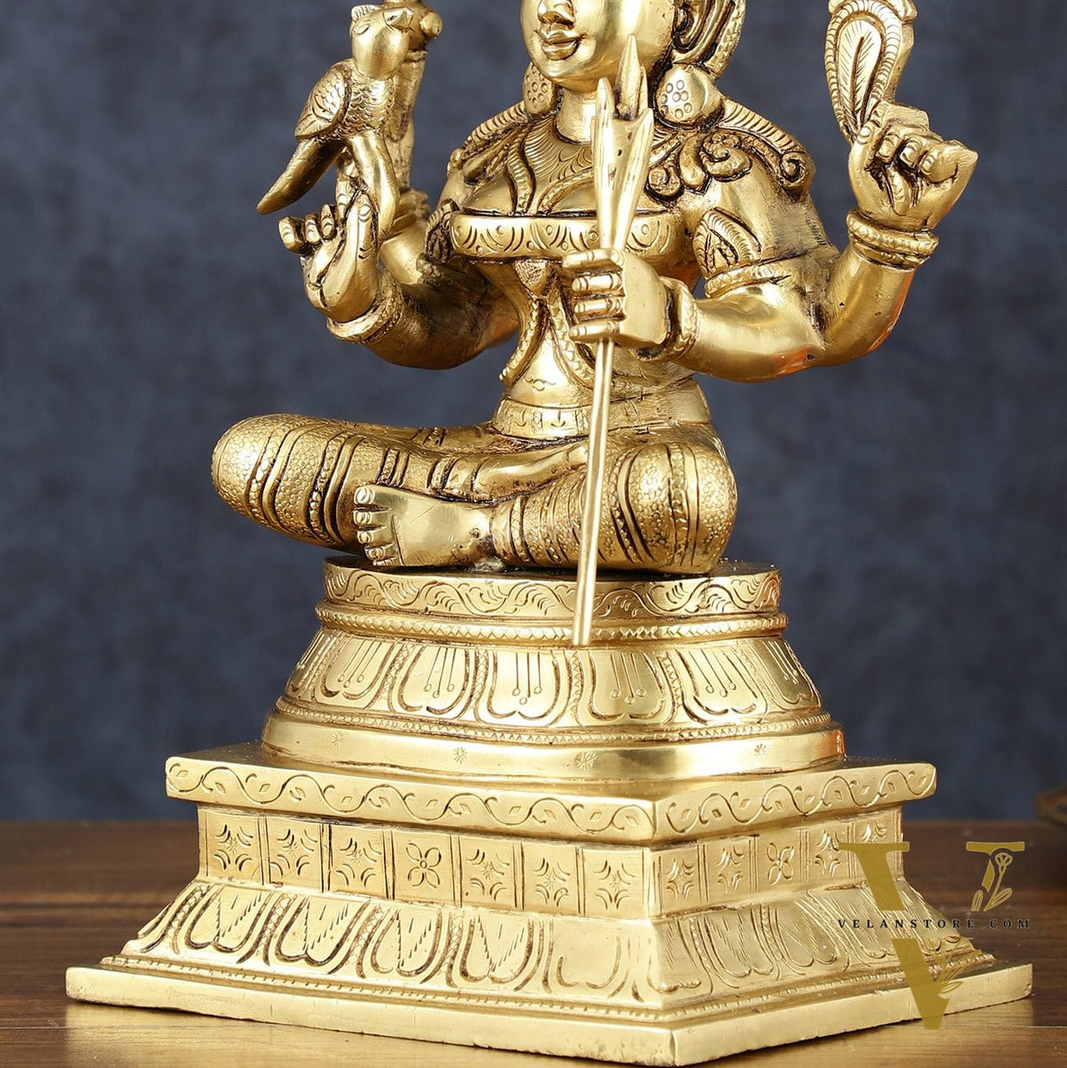 Rajarajeshwari Lalita Devi, Kamakshi, Brass idol 12"