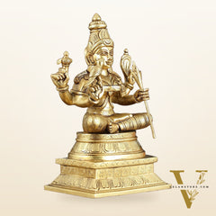 Rajarajeshwari Lalita Devi, Kamakshi, Brass idol 12"