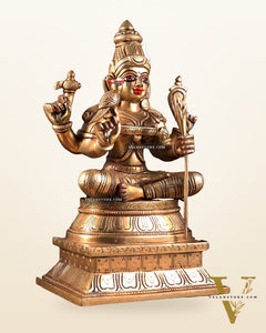 Rajarajeshwari Lalita Devi, Kamakshi, Brass idol 12"