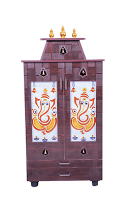 4ft Gold-Plated Pooja Stand - Perfect for Home Worship!-3