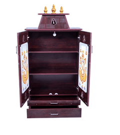 4ft Gold-Plated Pooja Stand - Perfect for Home Worship!-2