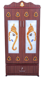 Beautiful Pooja Stand Frame Glass - Perfect for Home Decor-3
