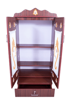 Beautiful Pooja Stand Frame Glass - Perfect for Home Decor-2