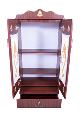 Beautiful Pooja Stand Frame Glass - Perfect for Home Decor-2