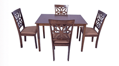 4-Chair Dining Table Set - Perfect for Home & Kitchen-1