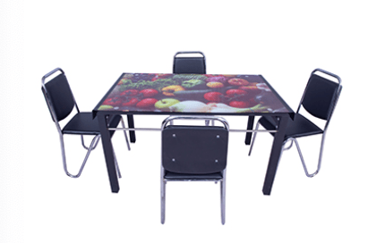 DINNING SET FDT 30560F/230281 - 4 Piece Set for Home & Kitchen
