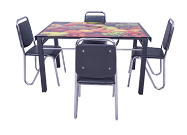 Modern Dining Set FDT 30560F/230281 - 4 Seater Table & Chairs-1