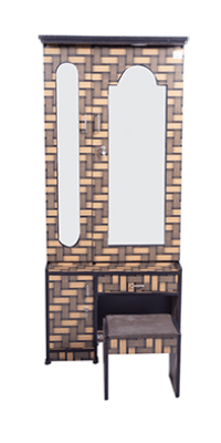 Stylish Double Door Dressing Table - Perfect for Any Bedroom!-1