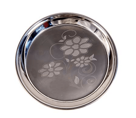 SS PLATE SHEEBA 27X27X2