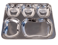 Stainless Steel Tray 36.5x29x3 - Durable & Easy to Clean-1