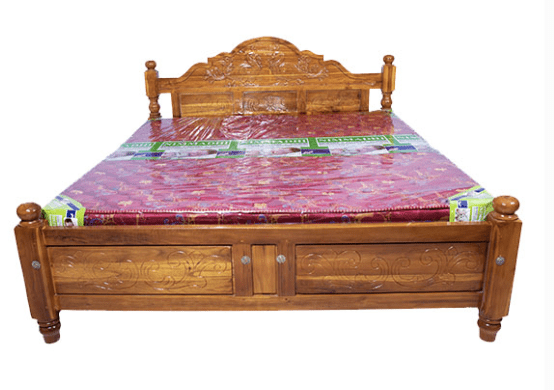 6x6 COT Teak Wood: Durable & Stylish for Home Decor-1